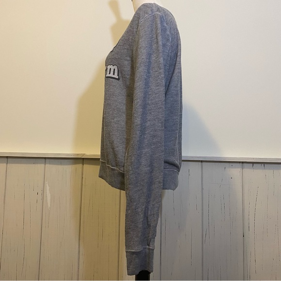 Wildfox Small Gray I’ll Keep You Warm Long Sleeve Pullover - Picture 4 of 8